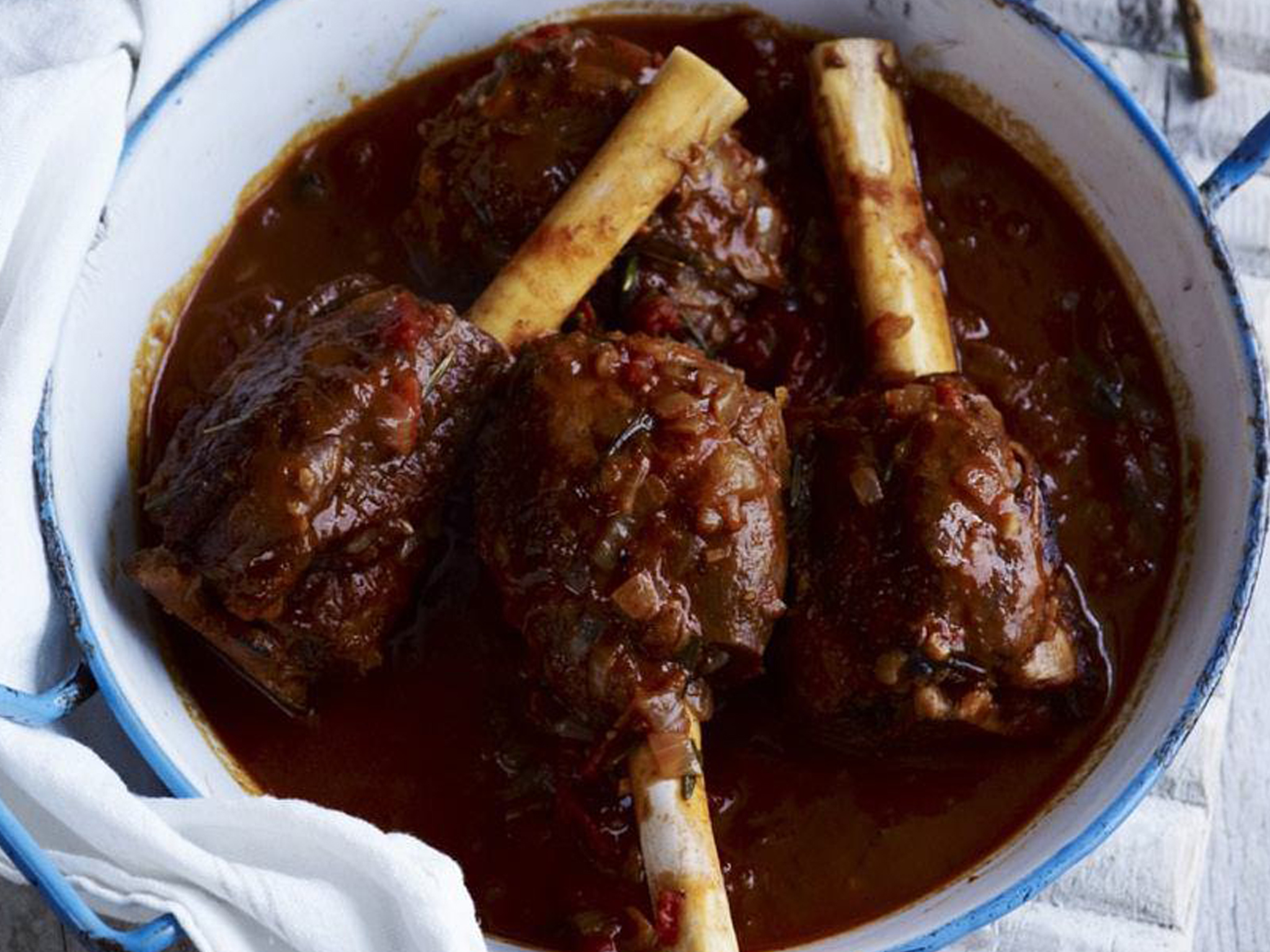 greek-style lamb shanks